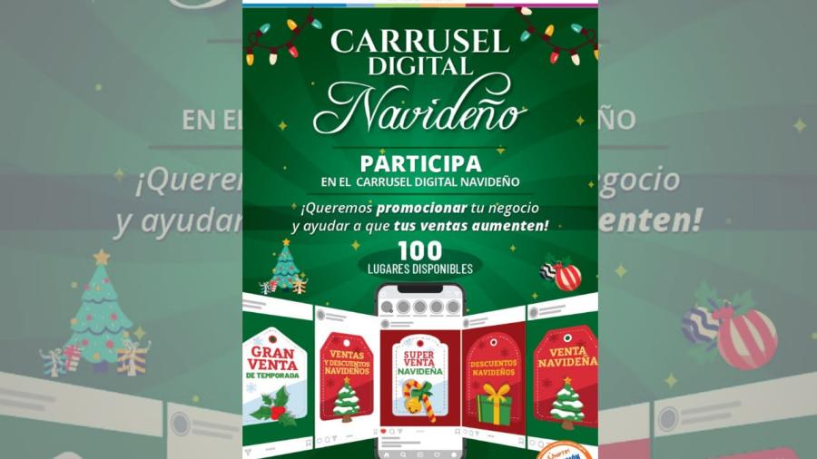 Invita Gobierno Municipal al Carrusel Digital Navideño