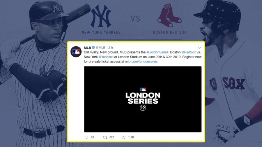 Yankees enfrentará Medias Rojas en Londres