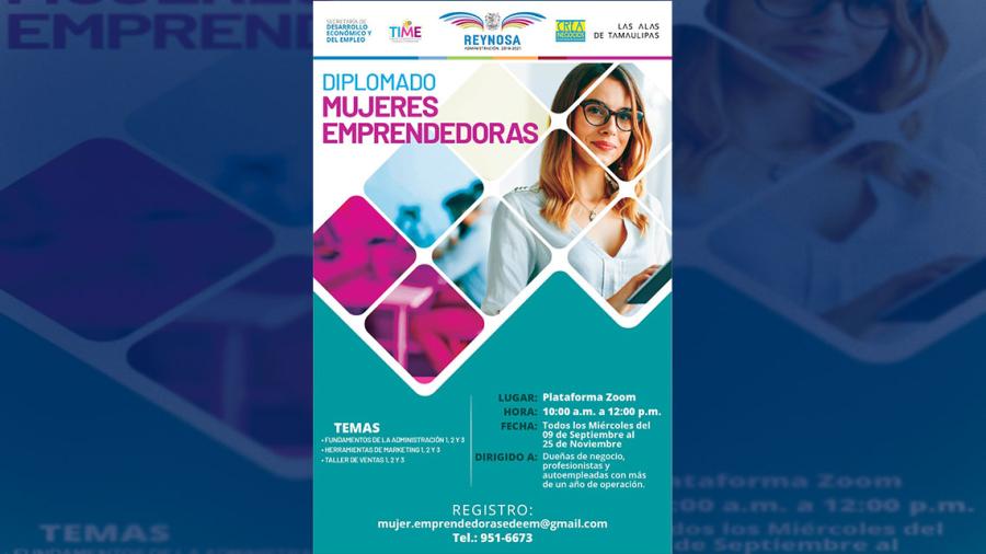 Continúa capacitación a Emprendedoras en Reynosa 
