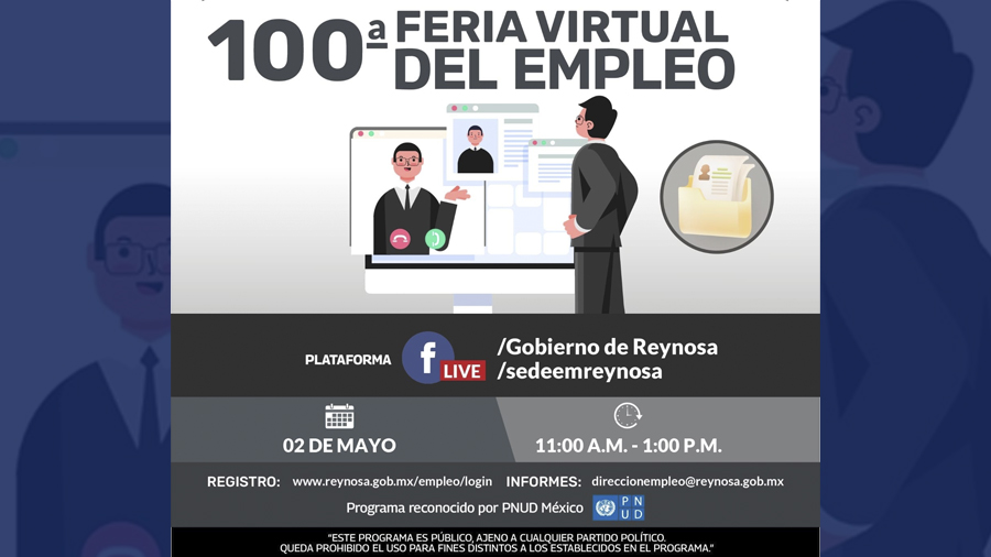 Invitan a Feria Virtual del Empleo