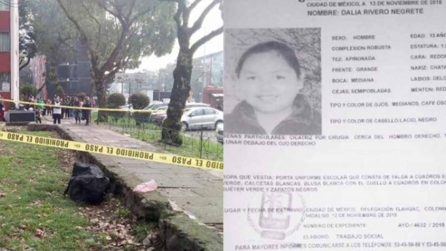 Maleta con restos humanos en Tlateloco son de una niña
