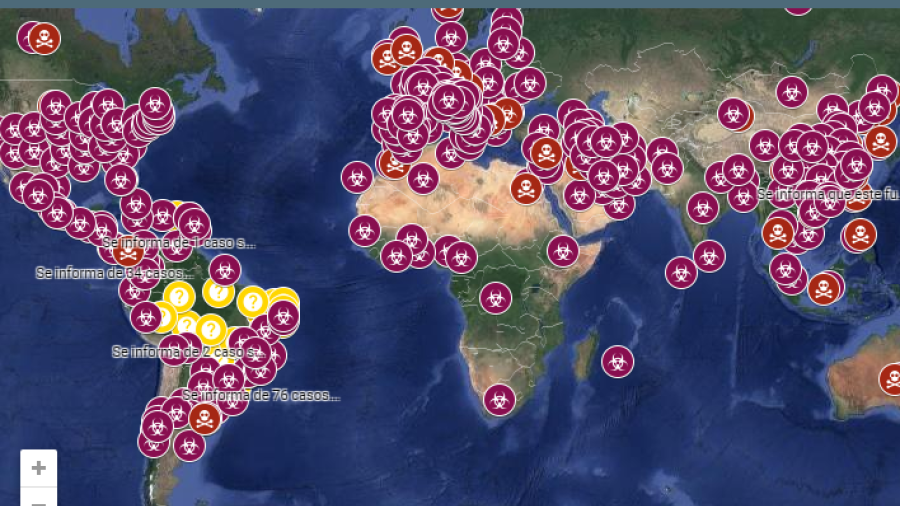 Google Maps presenta mapa interactivo para ver caso confirmados de coronavirus