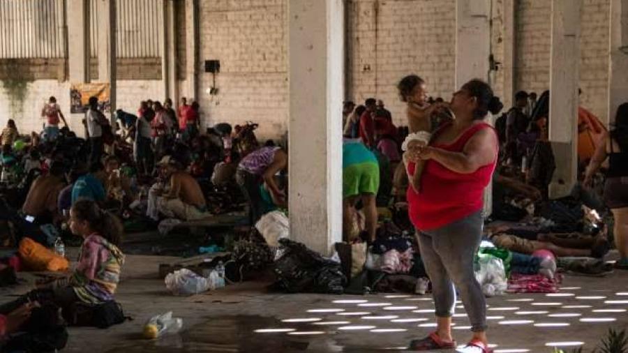 Migrantes llegan a parroquia en Puebla