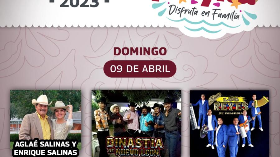 Programa Artístico 2023 de La Playita de Reynosa 