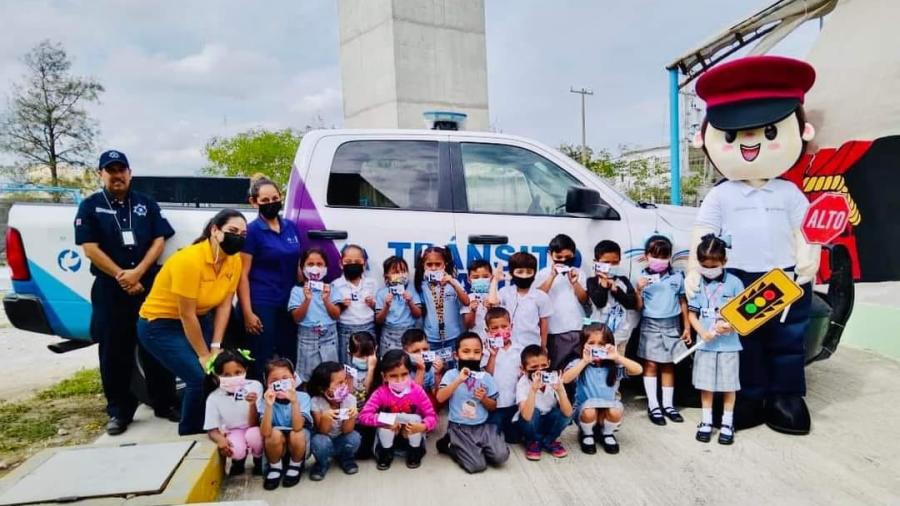 Instruye Gobierno de Reynosa con cultura vial a niños