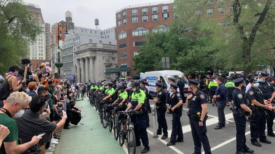 Nueva York se suma a las protestas en nombre de George Floyd 