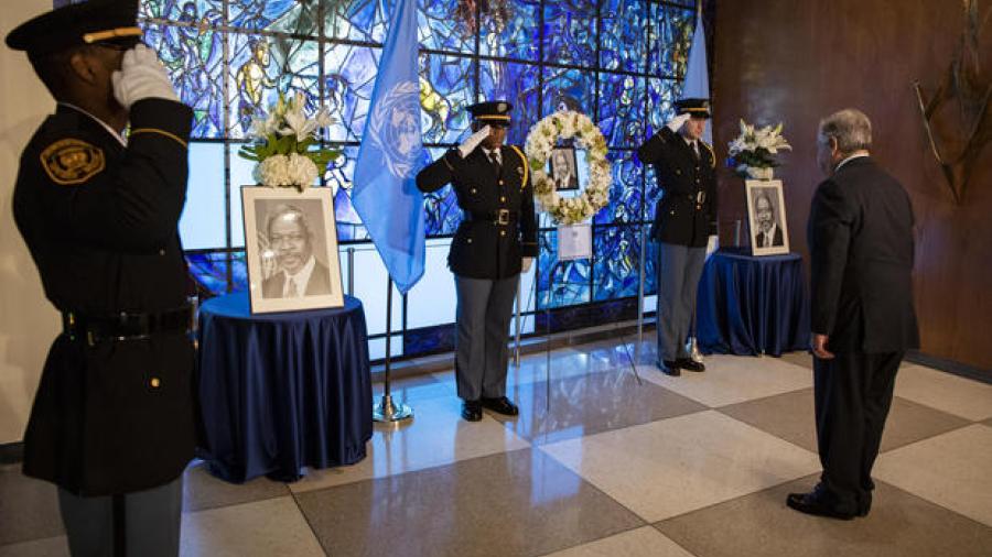 ONU rinde homenaje a Kofi Annan