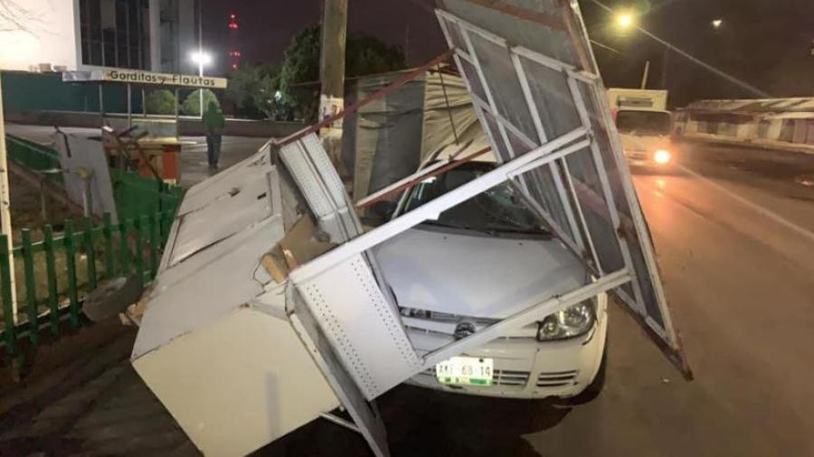 Ingreso de Frente Fr&iacute;o deja da&ntilde;os materiales en diversas zonas de la ciudad 