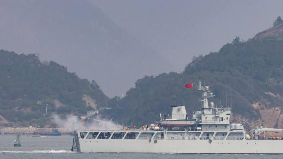 China inició tres días de maniobras militares alrededor de Taiwán