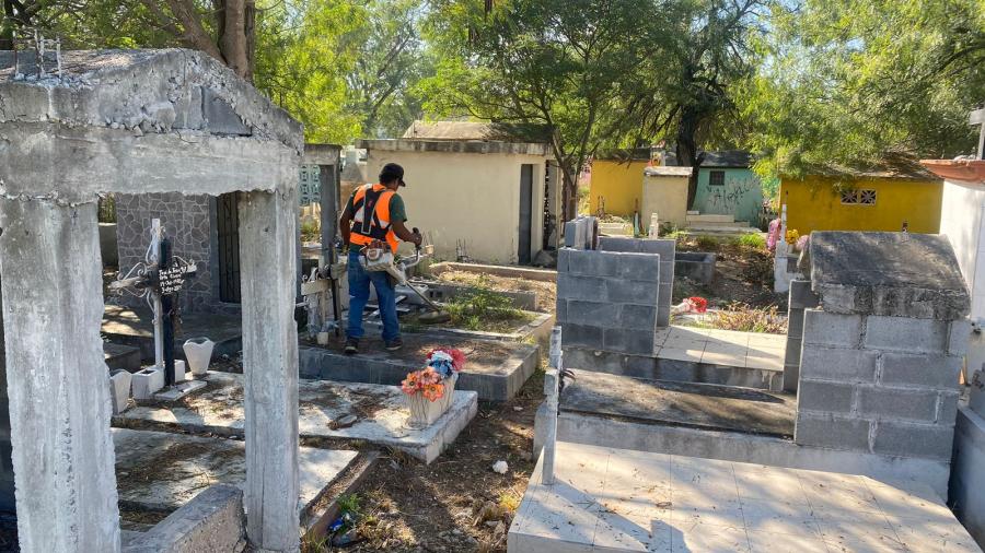 Panteones municipales de Reynosa recibirán limpios a los visitantes