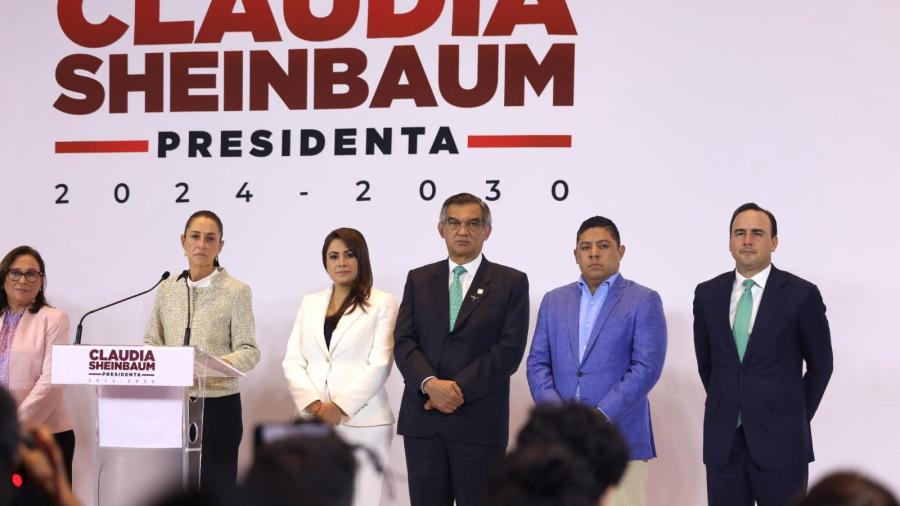 Presenta Américo a Claudia Sheinbaum y su gabinete los proyectos estratégicos de Tamaulipas