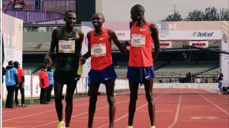 Kenia se lleva el primer lugar en el Maratón de CdMx