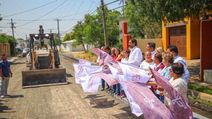 Beneficia Gobierno de Reynosa a dos colonias con pavimentación por 9.6 MDP 