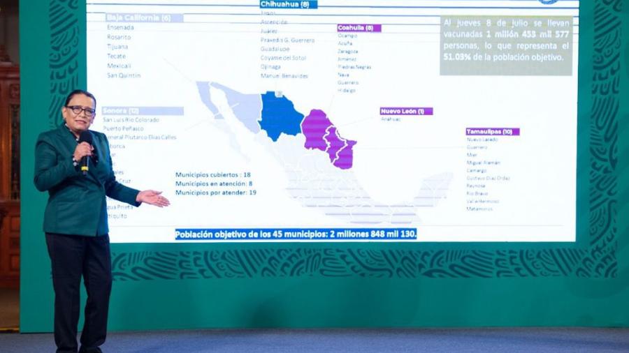 Sin fecha para vacunación a fronterizos en Tamaulipas 