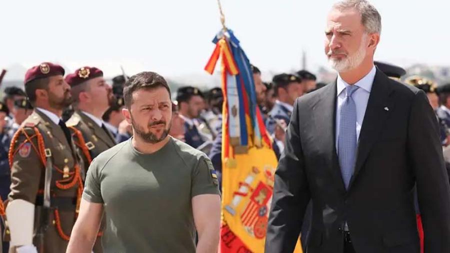Felipe VI garantiza el apoyo de España a Ucrania 