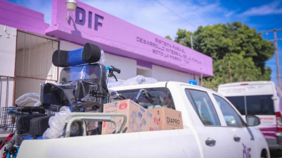 Entrega DIF Tamaulipas apoyos funcionales a través de la Ruta de la Esperanza en 26 municipios
