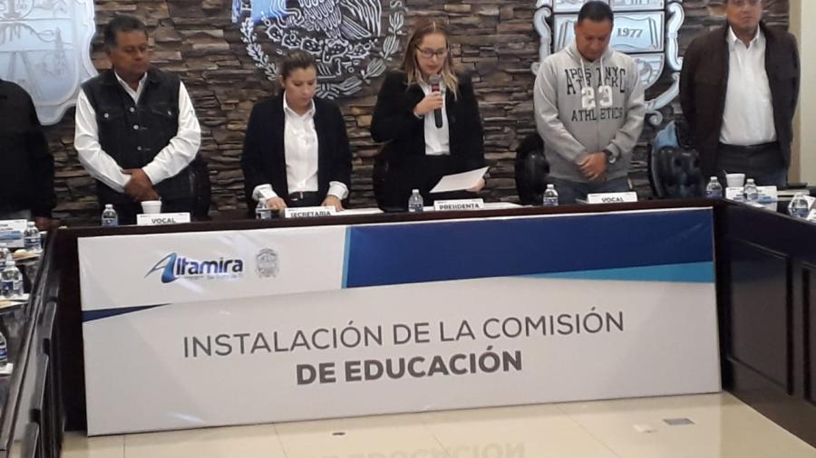 Se instala Comisión de educación; a fin de reforzar el tema educativo en el municipio