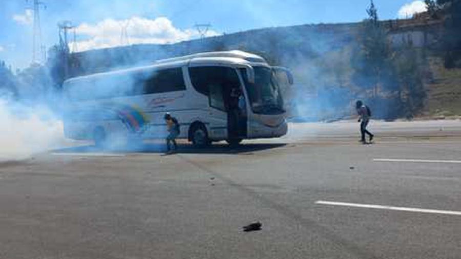 Al menos 17 heridos deja enfrentamiento entre Normalistas y GN en Guerrero
