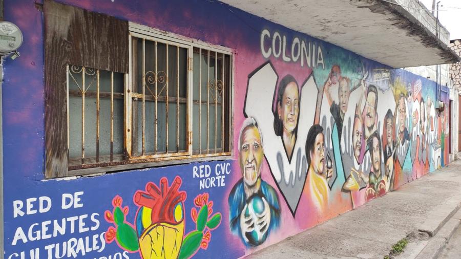 Mediante mural, rinden homenaje a neolaredenses destacados