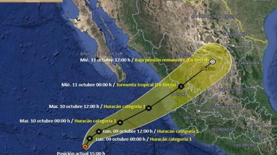 Alertan por tormentas tropicales Lidia y Max