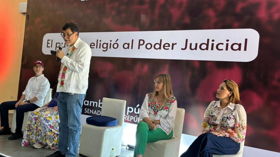 Participó Maki Ortíz en Asamblea Informativa presidida por el Senador Gerardo Fernández Noroña