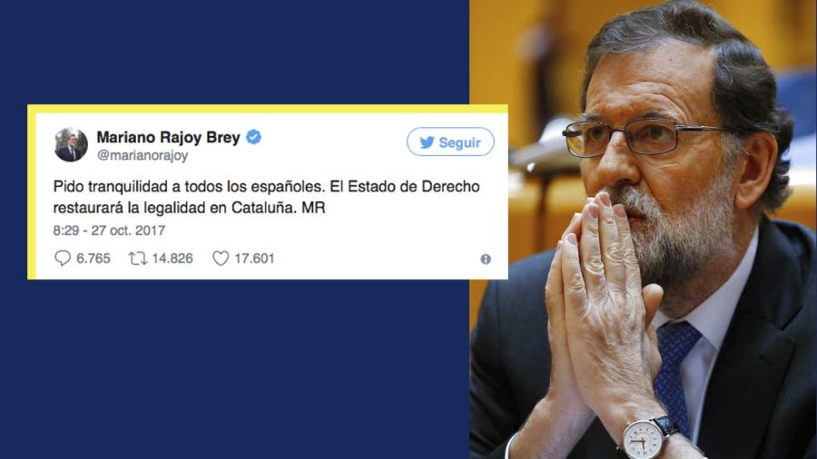 Rajoy pide calma ante resolución del Parlamento catalán