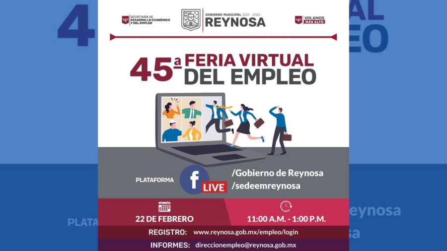 Ofrecerán más de 700 vacantes a través de la SEDEEM para Reynosa y Río Bravo 