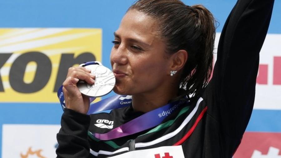 Adriana Jiménez consigue plata en Campeonatos Mundiales de Natación