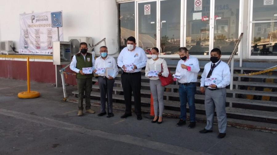 INE, IETAM y el INM trabajan en la promoción del voto de mexicanos residentes en el extranjero en Nuevo Laredo