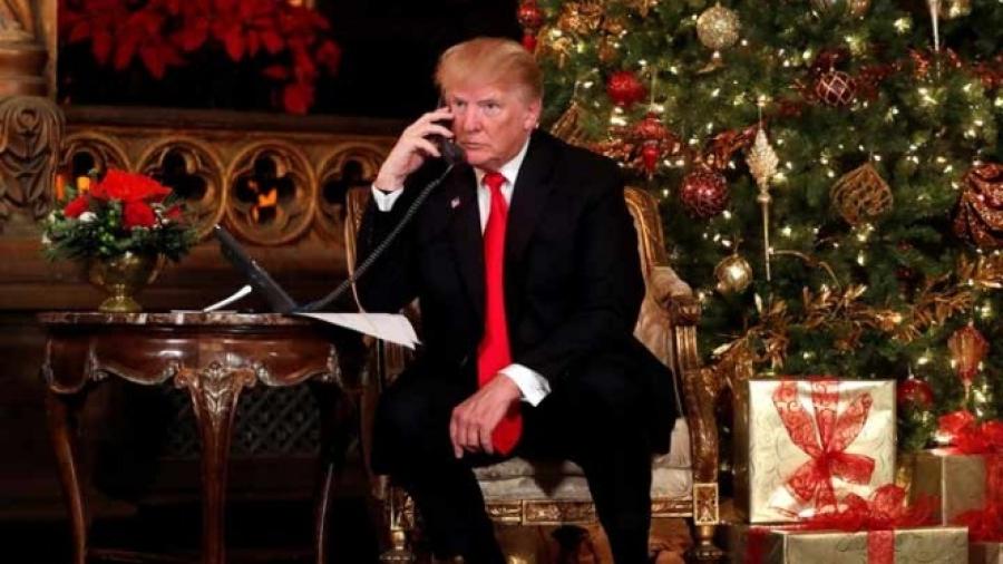 Trump envía mensaje navideño