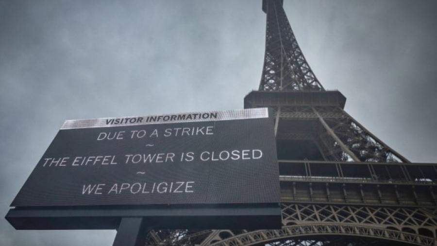 Cierre en la Torre Eiffel por huelga de personal