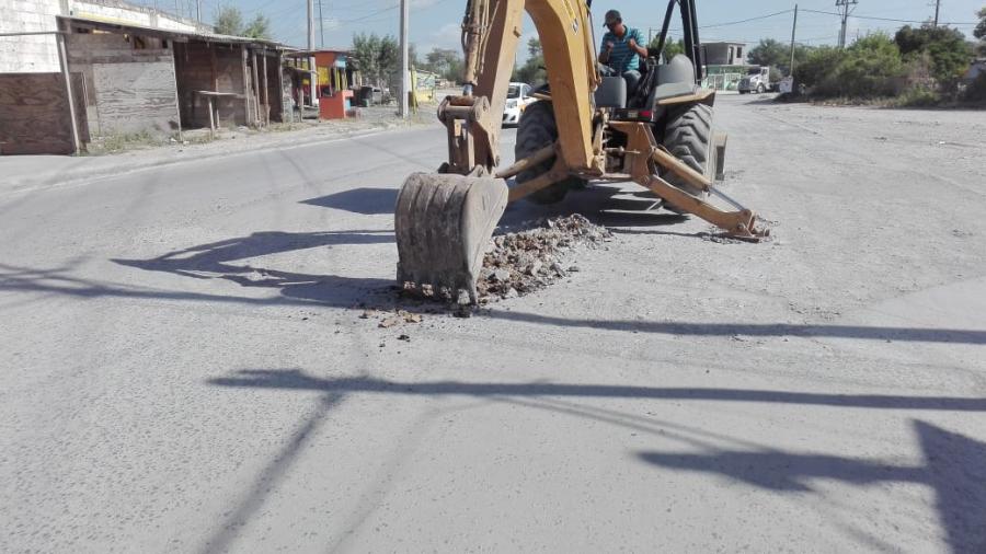Reparan calle Jaime Nunó en Rancho Grande y Caracoles