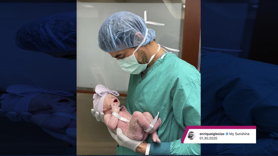 ¡Ya nació la hija de Enrique Iglesias y aquí está la primera foto!