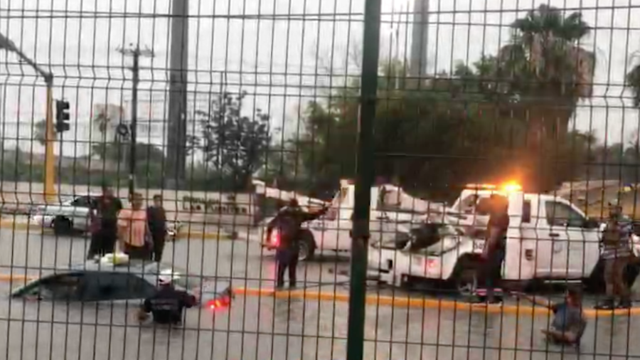 Sufre caos Reynosa por lluvias