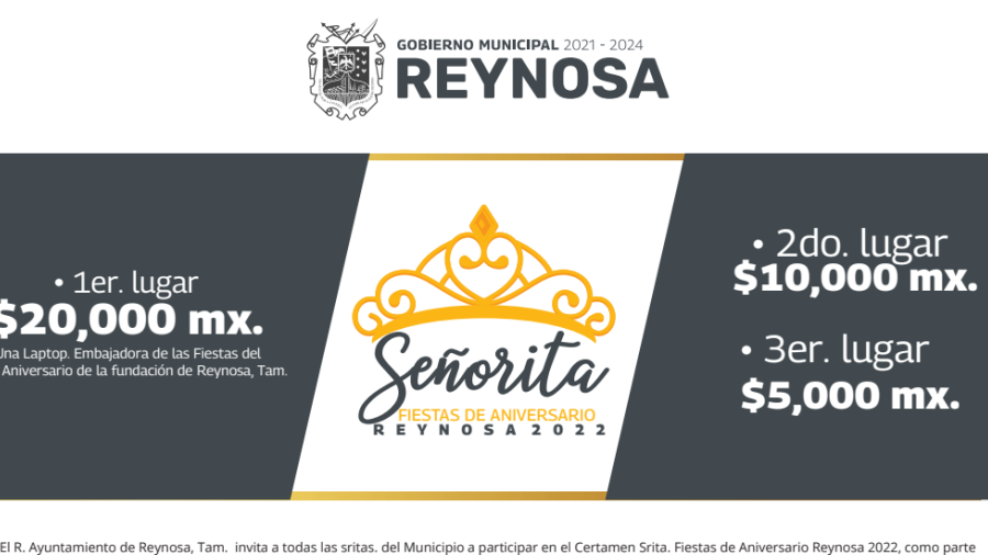 Inicia la convocatoria ¨Señorita Fiestas de Aniversario¨