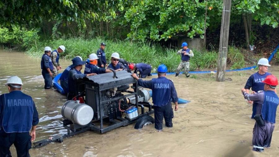 Avanza la recuperación en zonas impactadas por fuertes lluvias 