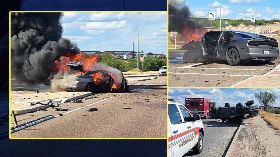 Detienen a indocumentados tras accidente automovilístico en Laredo, TX