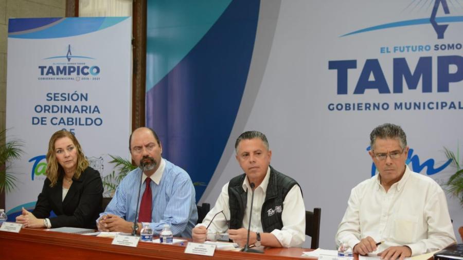 Aprueba cabildo de Tampico realización de más obras de pavimentación de calles