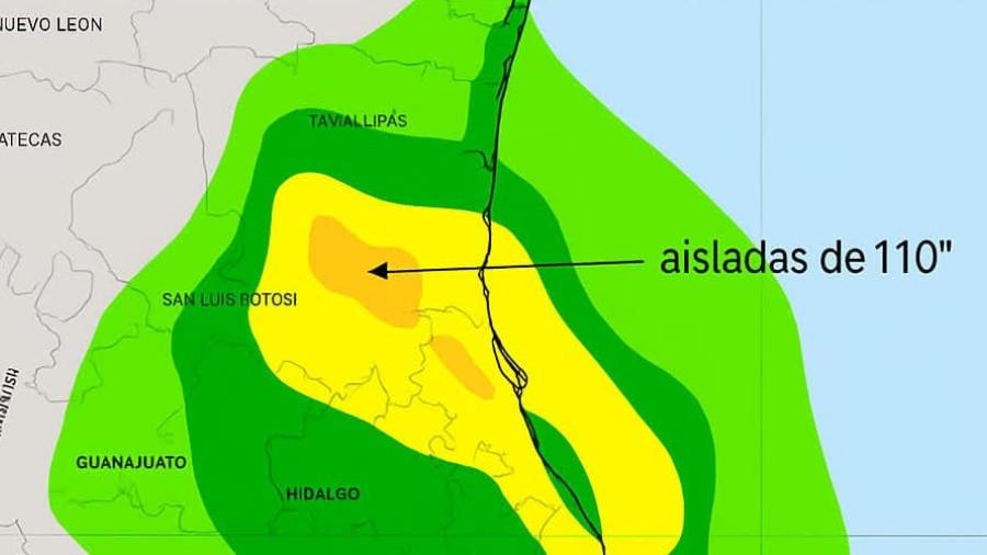 PC alerta por impacto de la tormenta tropical Barry en Tamaulipas 