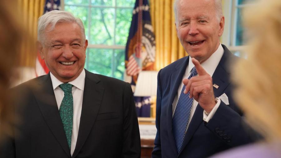 Recibirá AMLO a Biden el domingo en el AIFA