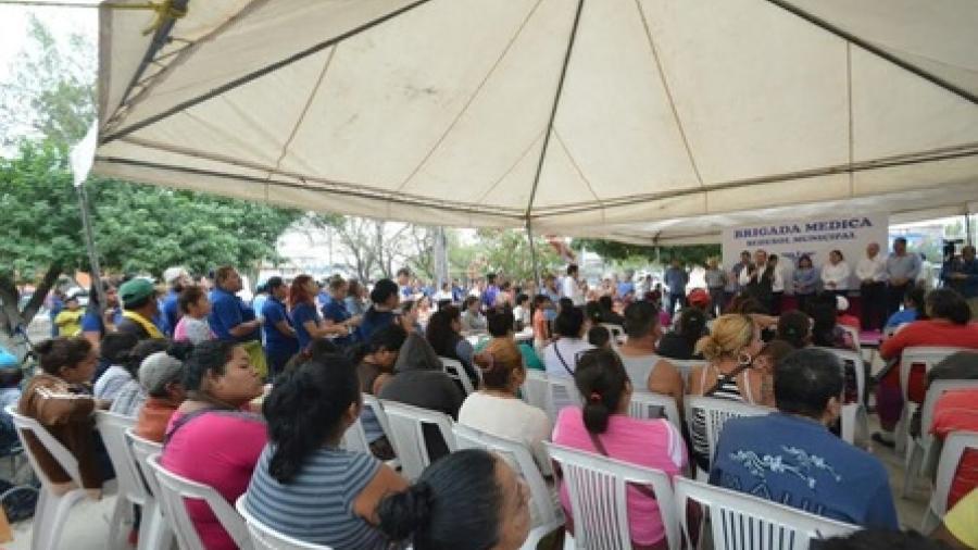 Realiza SEDESOL Brigada Médica en colonia Aquiles Serdán