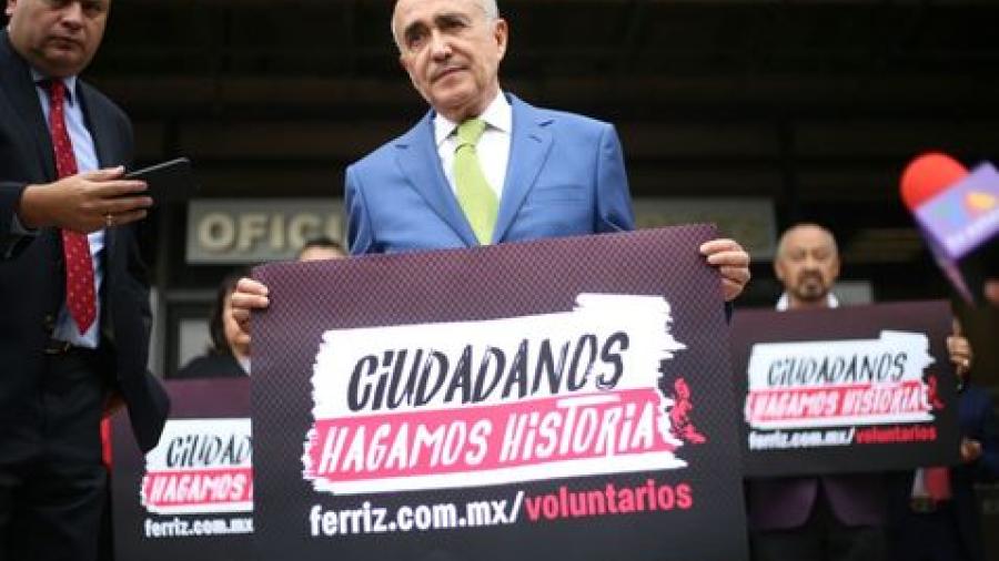 Pedro Ferriz se registra como el primer aspirante independiente a la presidencia