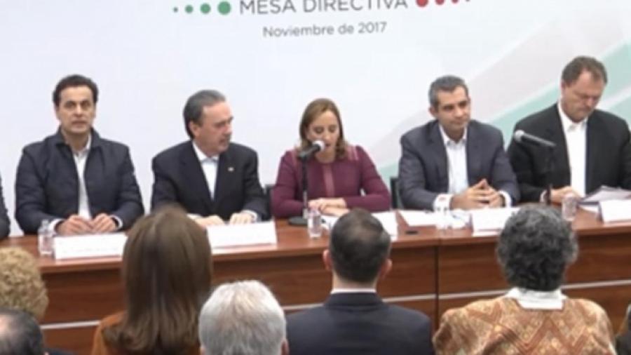 Comisi&oacute;n Pol&iacute;tica del PRI aprueba solicitud de Meade a candidatura