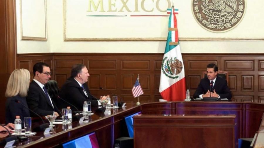 Pompeo se reunirá con EPN, Videgaray y Ebrard