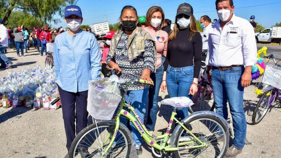 DIF Reynosa llevó beneficios a familias de 9 ejidos