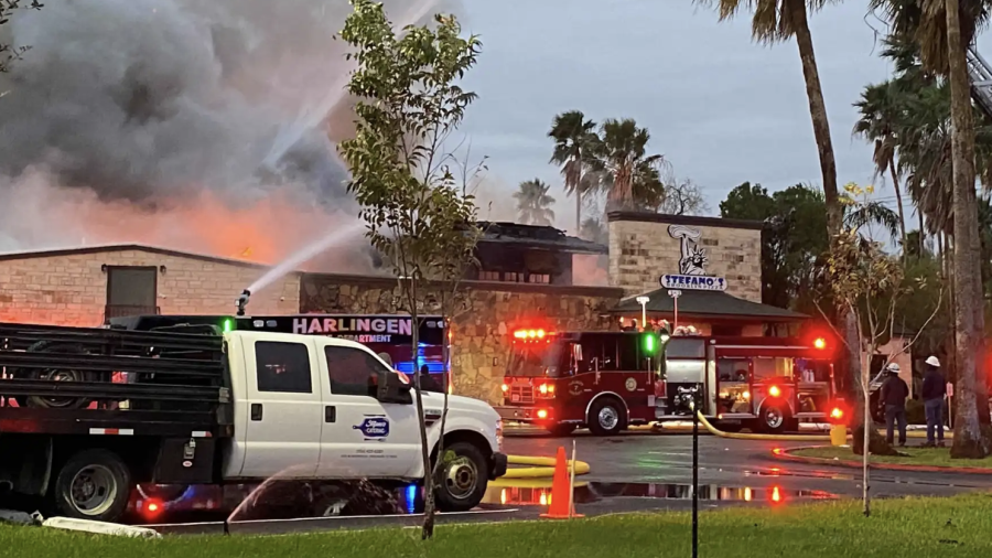 Se registra incendio en pizzería en Harlingen