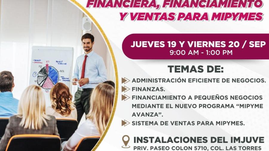 Invitan a jóvenes emprendedores a cursos de capacitación