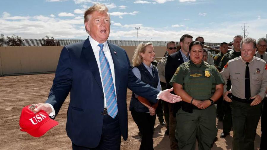 Visita hoy Donald Trump la frontera de EU con México 