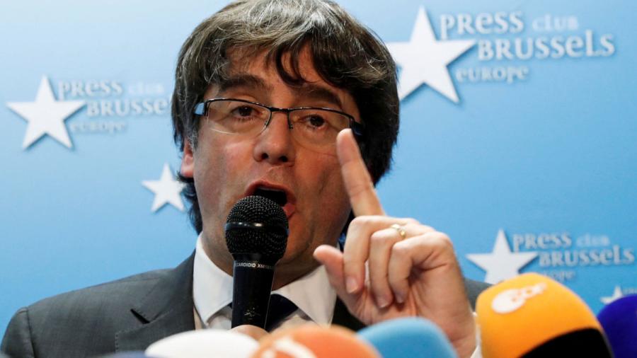 Expresidente de Cataluña comparece ante justicia en Bélgica