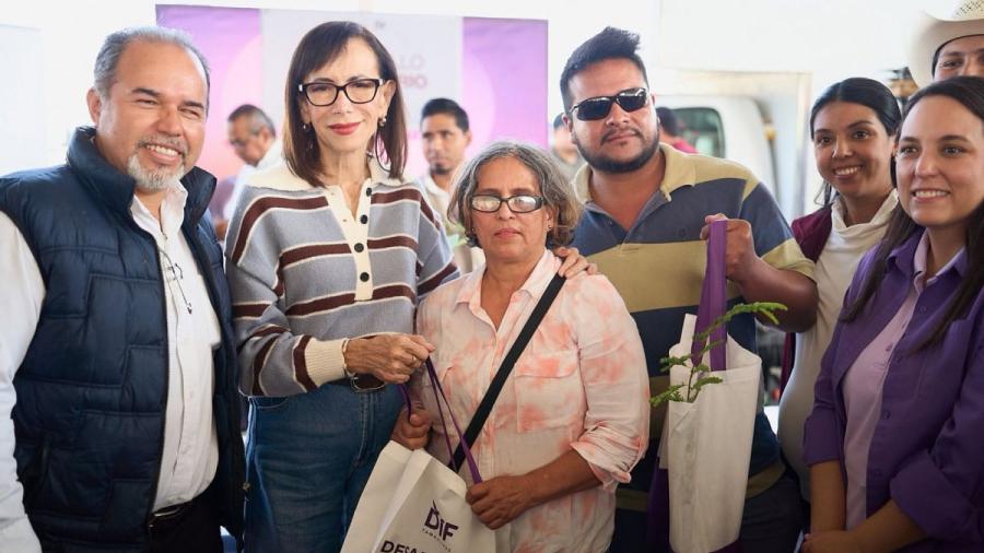 Familias de Gómez Farías reciben la Brigada Transformando Familias del DIF Tamaulipas